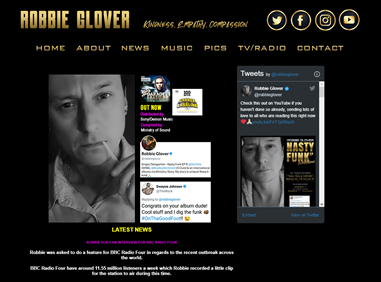 Robbie Glover Official Website