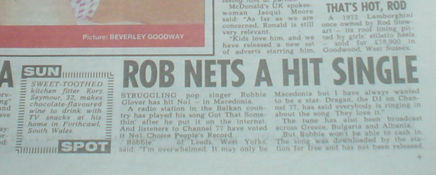The Sun - Page 3 - Number One single